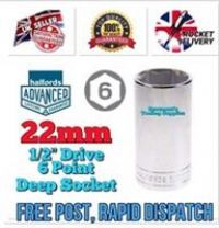 Halfords Advanced Deep Socket 19Mm 1/2 Inch Drive