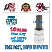 Halfords Advanced Hexagon Bit Socket 10Mm 3/8 Inch Drive