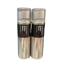 VOLKSWAGEN REFLEX SILVER SPRAY PAINT 300ML CANS HALFORDS X2
