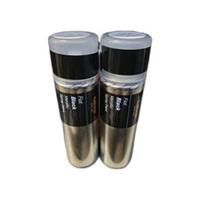 FIAT BLACK METALLIC SPRAY PAINT 300ML CANS HALFORDS x2