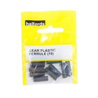 Halfords Gear Plastic Ferrules  X10