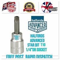 Halfords Advanced Star Bit Socket Tx10 1/4 Inch