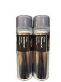 ROVER GUNMETAL METALLIC SPRAY PAINT 300ML CANS HALFORDS X2