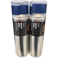 FORD ROYAL BLUE SPRAY PAINT 300ML 2x CANS HALFORDS PAINT