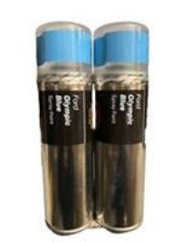 FORD OLYMPIC BLUE SPRAY PAINT 300ML CANS HALFORDS X2