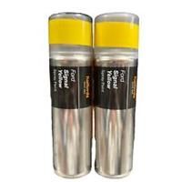 FORD SIGNAL YELLOW SPRAY PAINT 300ML HALFORDS X2