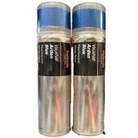 VAUXHALL ARDEN BLUE PEARLESCENT SPRAY PAINT 300ML HALFORDS CANS x2