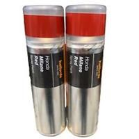 HONDA MILANO RED SPRAY PAINT 300ML HALFORDS CANS x 2