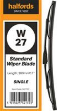 Halfords W27 Wiper Blade  Single