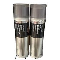 VAUXHALL SILVER LIGHTNING METALLIC SPRAY PAINT 300ML HALFORDS CANS x2