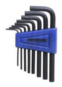 Halfords Metric 8 Piece Allen Key Hex set. 1.5mm to 6m