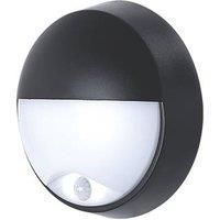 Luceco Eco LED Round Bulkhead Eyelid IP54 10W 400lm PIR