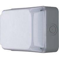 Luceco LED Storm Outdoor Bulkhead Light, 17.5 x 11.5 cm, 7 W, 4000K Colour Temperature, White
