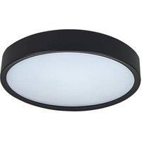 Ceiling Light Colour Changing Decorative LED Black Round 1350 lm IP44 18 W 240V