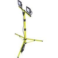 Luceco Eco 2 x 1600LM 5000K Twin Tripod Light - 2 x 20W (Pack of 1)