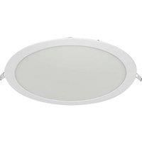 Luceco ECO Circular Fixed LED Low Profile Slimline Downlight White 30W 2040lm (422PX)