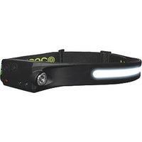 Luceco Flexible Headtorch with Motion Sensor 350Lm+150Lm USB Rechargeable