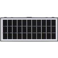 Luceco Decorative Solar Brick Light with PIR Motion Sensor, 6 Watts, IP65 Rated, Slate Grey