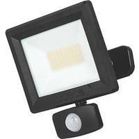 Luceco Essence Multi-Position Floodlight, 30 Watts, 4000K Colour Temperature, IP65 Rated, Black