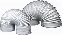 Airvent 100mm 4" Flexible Ducting - 3 metre  long - White
