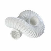 White Flexible Ducting Tumble Dryer Flexiduct 3 6 15m 100mm 125mm 150mm 4" 5" 6"