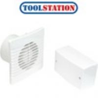 Airvent 100mm SELV 12V Low Profile Extractor Fan Humidistat & Pullcord