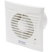 Vent-Axia 441626A Lo-Carbon Silhouette 100HT Bathroom Extractor Fan