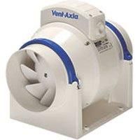 Vent Axia ACM100 In-line Mixed Flow Extractor Fan 100mm 4" For Lofts