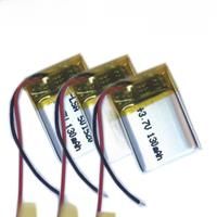 501520 polymer lithium battery 130MAH 3.7V For smart wearable Bluetooth headset and other digital