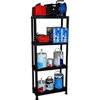 4 Tier Plastic Shelving Unit
