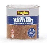 Rustins 92128 Quick Dry Varnish Clear Satin 250ml