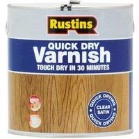 Rustins Quick Dry Varnish Clear Satin 2.5l