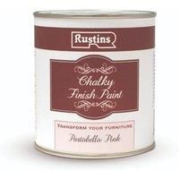 RUSTINS Chalky Finish Paint Portobello Pink 250ml