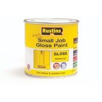 Rustins Small Job Gloss & Satin Colour Paint Indoor & Outdoor Use For Wood Metal
