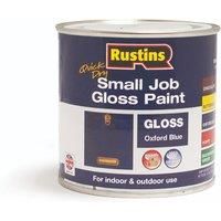 Rustins GPOBW250 gloss paint Small Job Oxford Blue 250ml