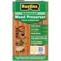 Rustins AWCL5000 Advanced Wood Preserver - Clear