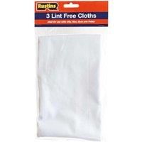 Rustins Lint Free Cloths - 3 x 300mm square