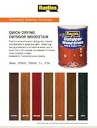 Rustins Outdoor Wood Stain Light Oak 500ml