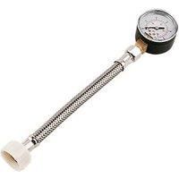 Monument Tools Mains Water Pressure Test Gauge 11bar (82412)