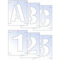 Scan SCA9404 Letter and Number Stencil Kit 50mm Sign