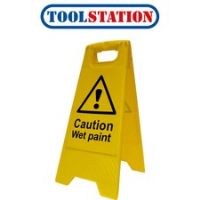 Caution A-Board Wet Paint