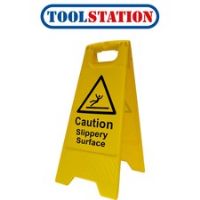 Caution A-Board Slippery Surface
