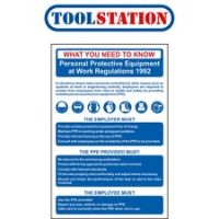 RPVC 400x600mm Safety Poster PPE