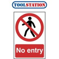 Prohibition Sign No Entry 148x210