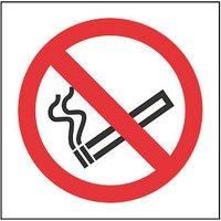 Essentials No Smoking Symbol Sign 100mm x 100mm (849HL)