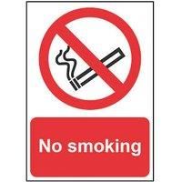 "No Smoking" Sign 210mm x 148mm (926HL)