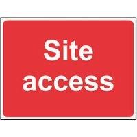 "Site Access" Sign 450mm x 600mm (961HL)