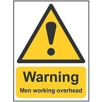 "Warning Men Working Overhead" Sign 420mm x 297mm (893HL)