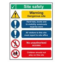 Centurion Site Safety Sign 400 x 300mm