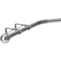 3 Sided Eyelet Bay Pole 400cm Chrome